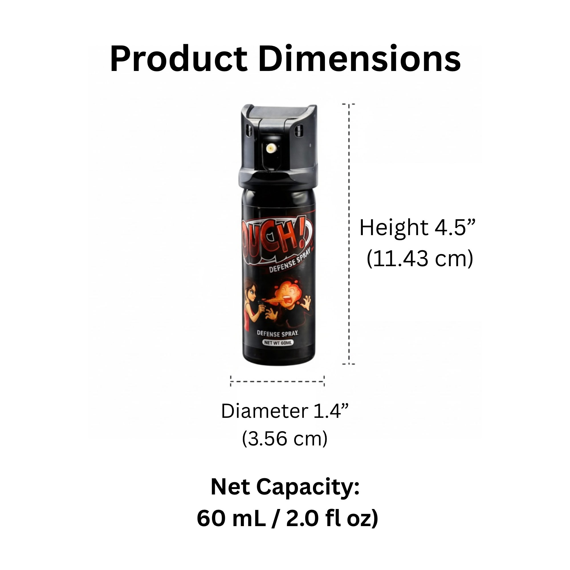 OUCH! Defense Spray - 60 ml (1.5% OC)