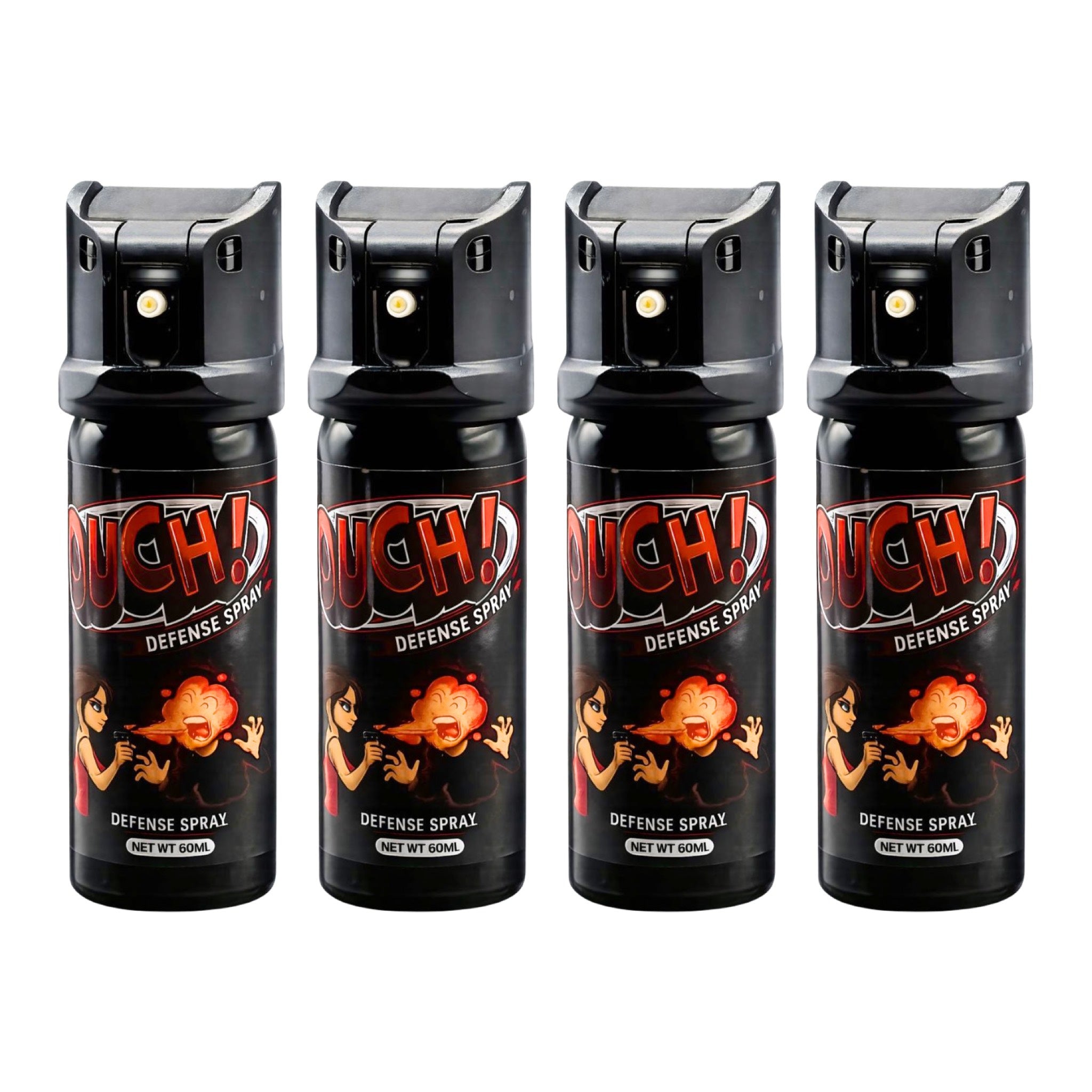 OUCH! Defense Spray (4 Pack) - (60ml 1.5% OC)